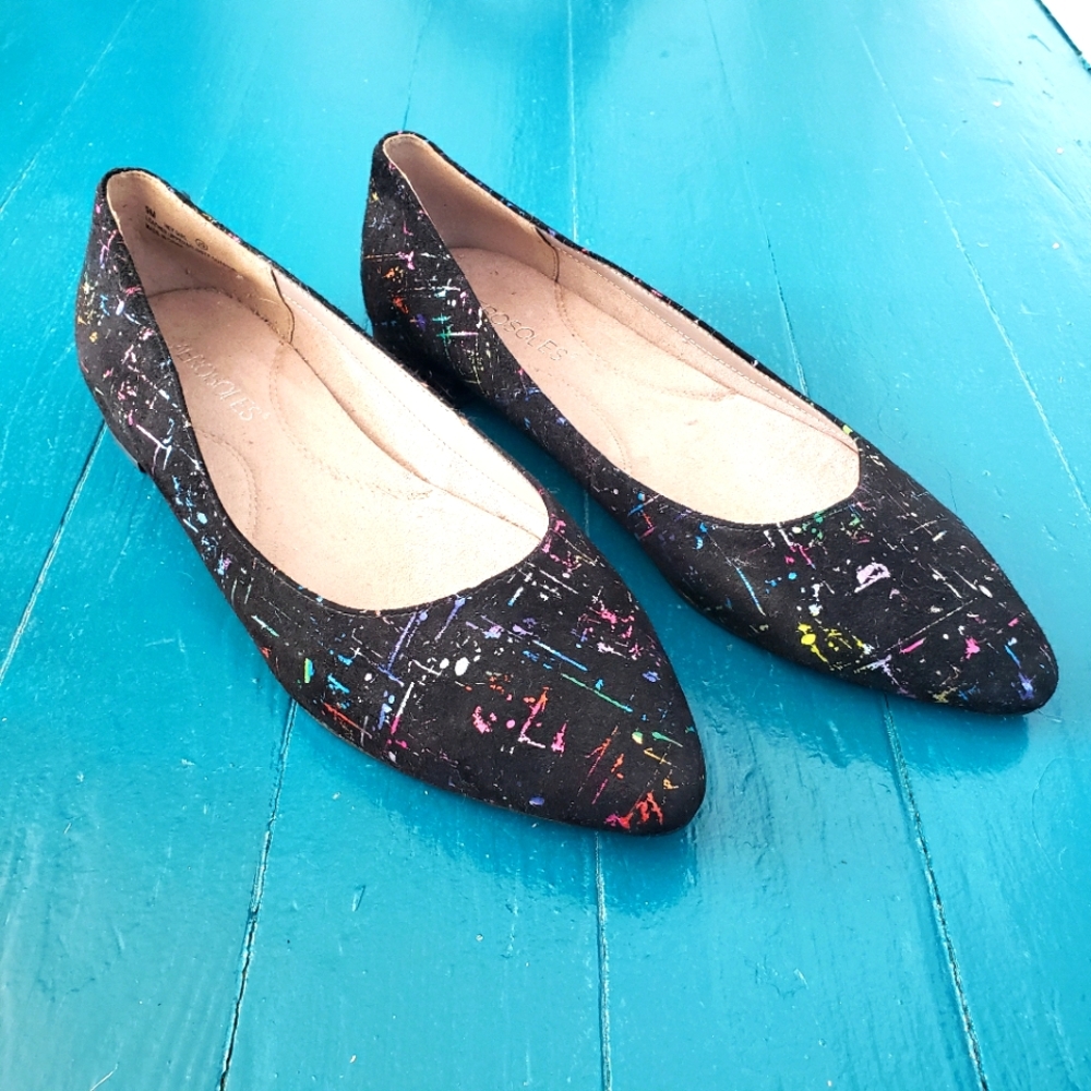 Aerosoles Hey Girl Iridescent pointed flats